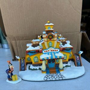 2008 Hawthorne Village Disney Goofys Toy Shop  + Goofys Holiday Surprise